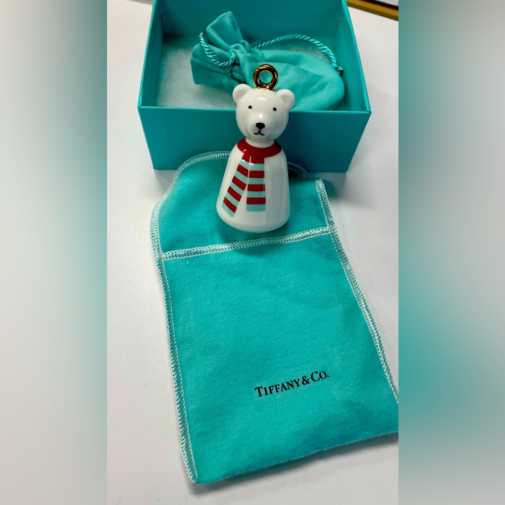 Tiffany & Co Polar Bear Ornament in Bone China